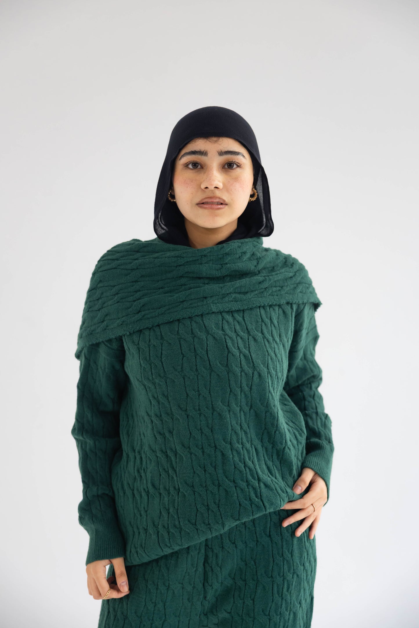 ZAS Winter Knit TRIO Set - Green