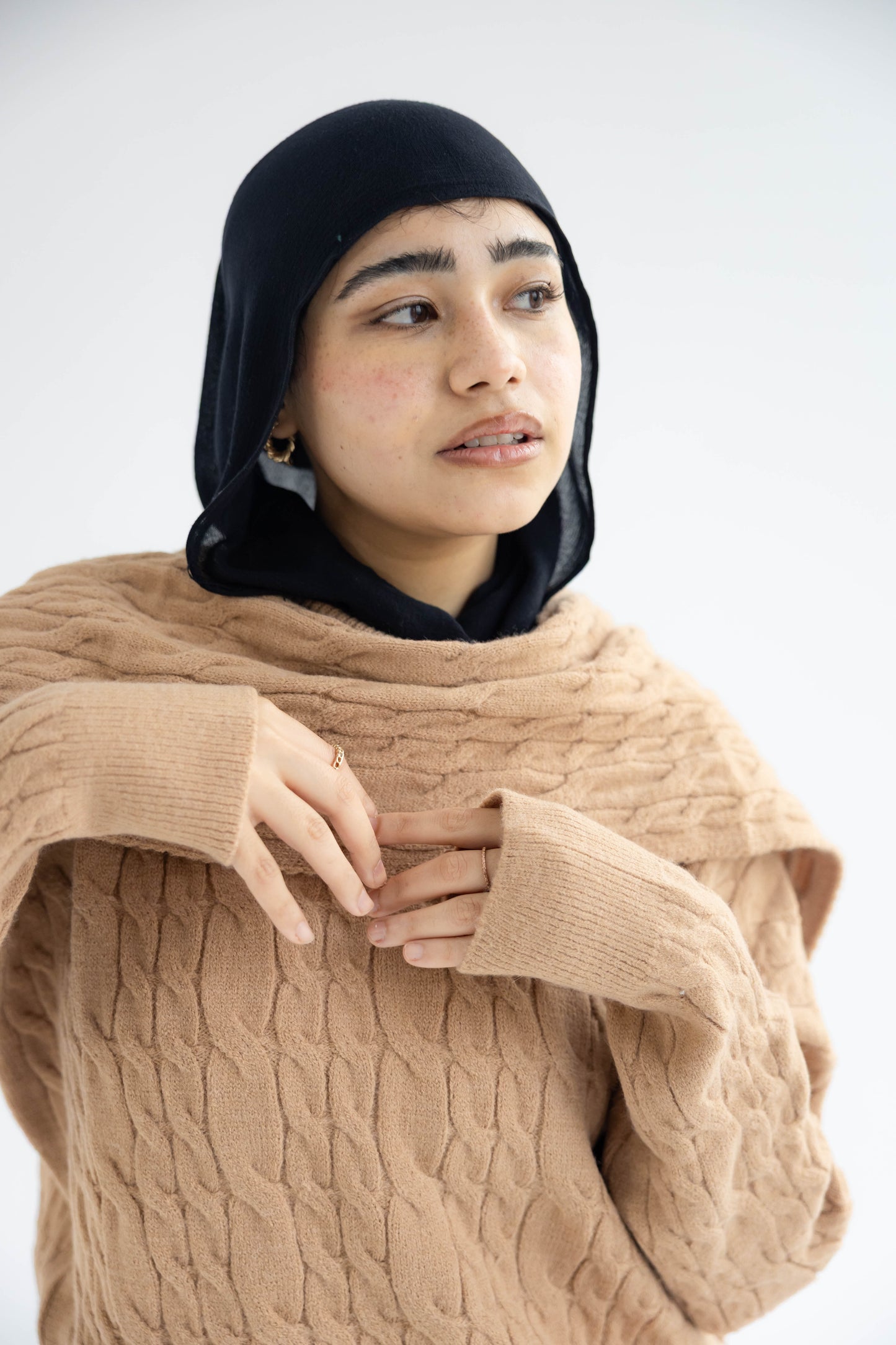 ZAS Winter Knit TRIO Set - camel