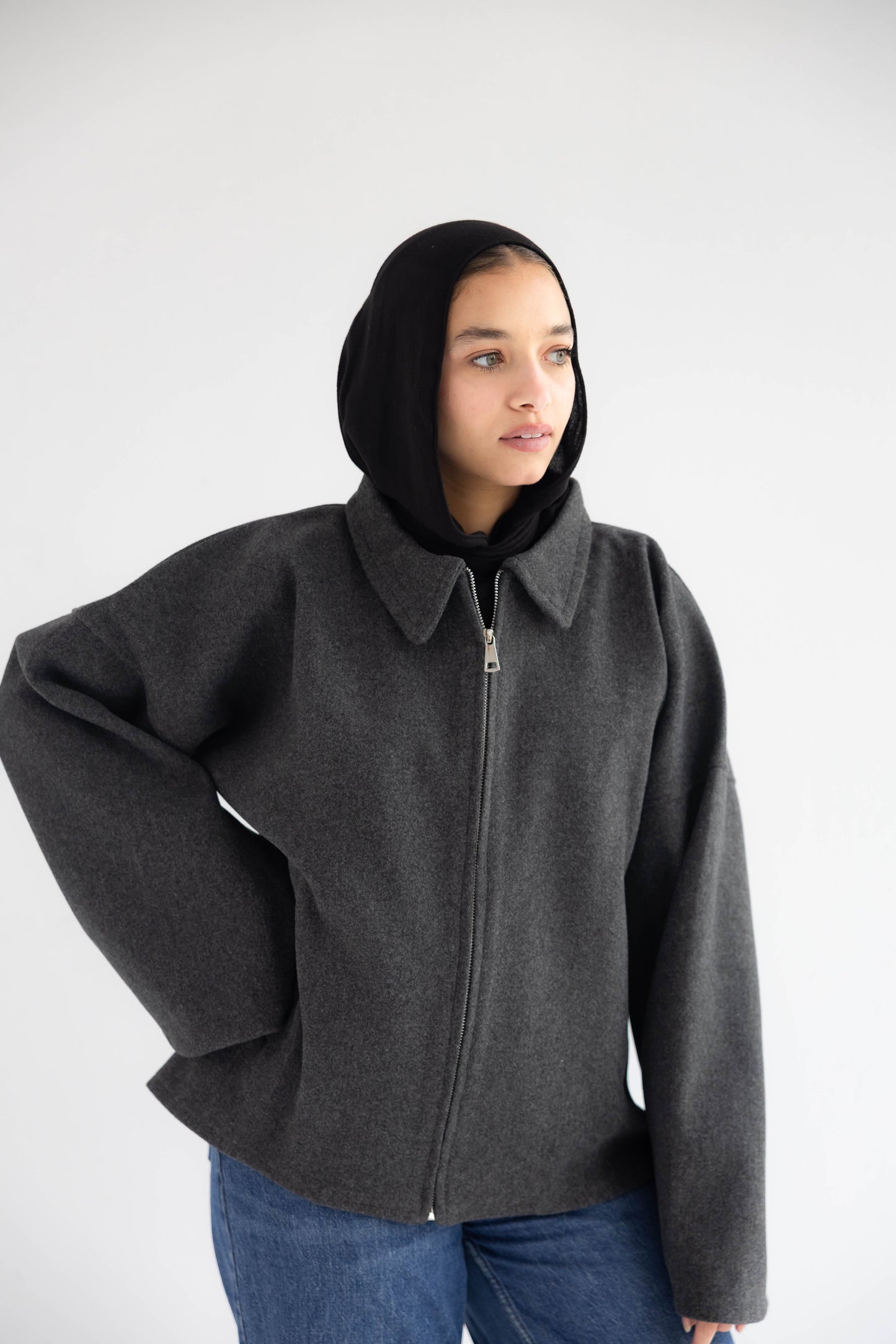 ZAS Box Jacket - Dark Grey