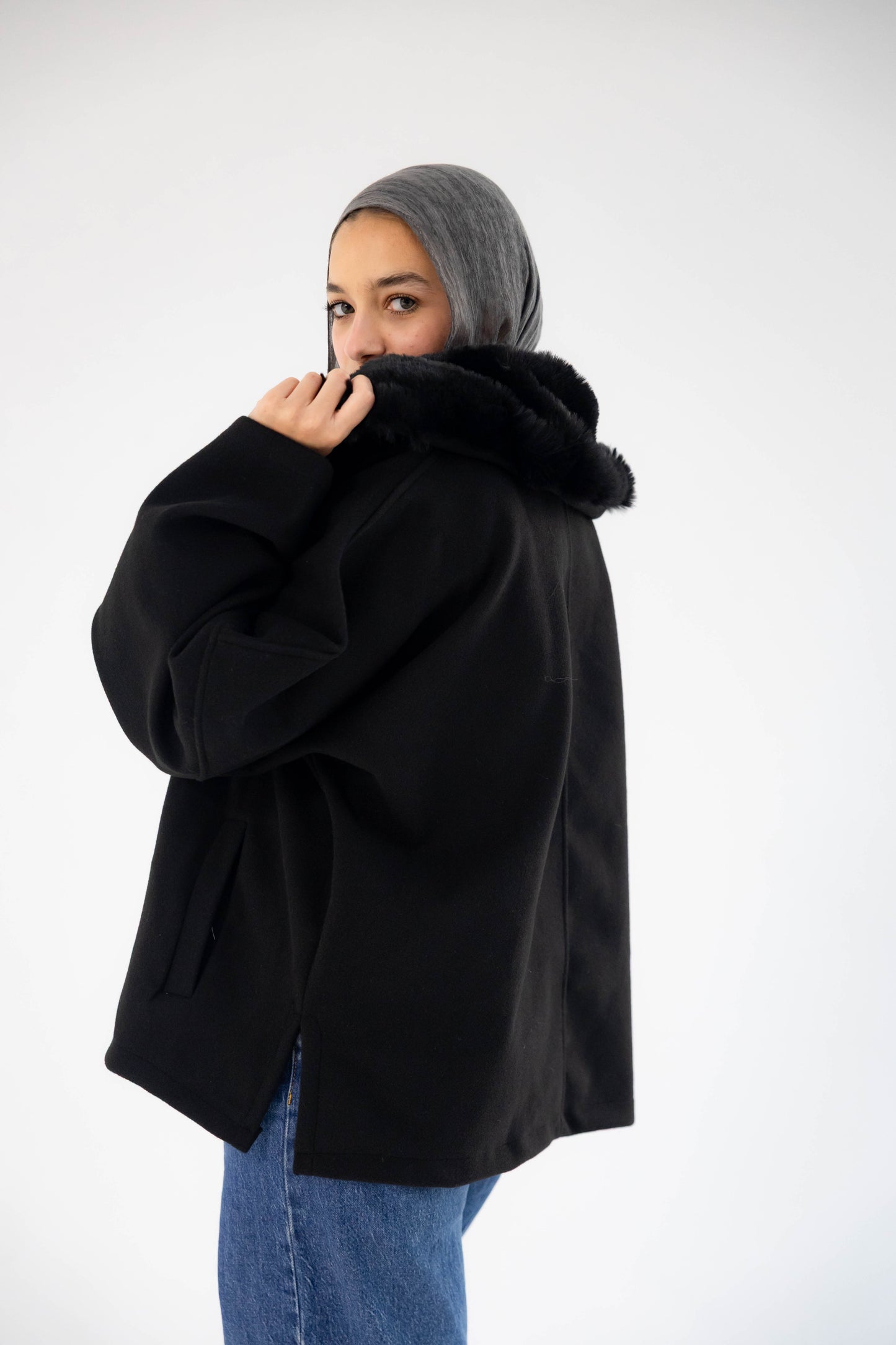 ZAS Faux Fur Elegant Jacket