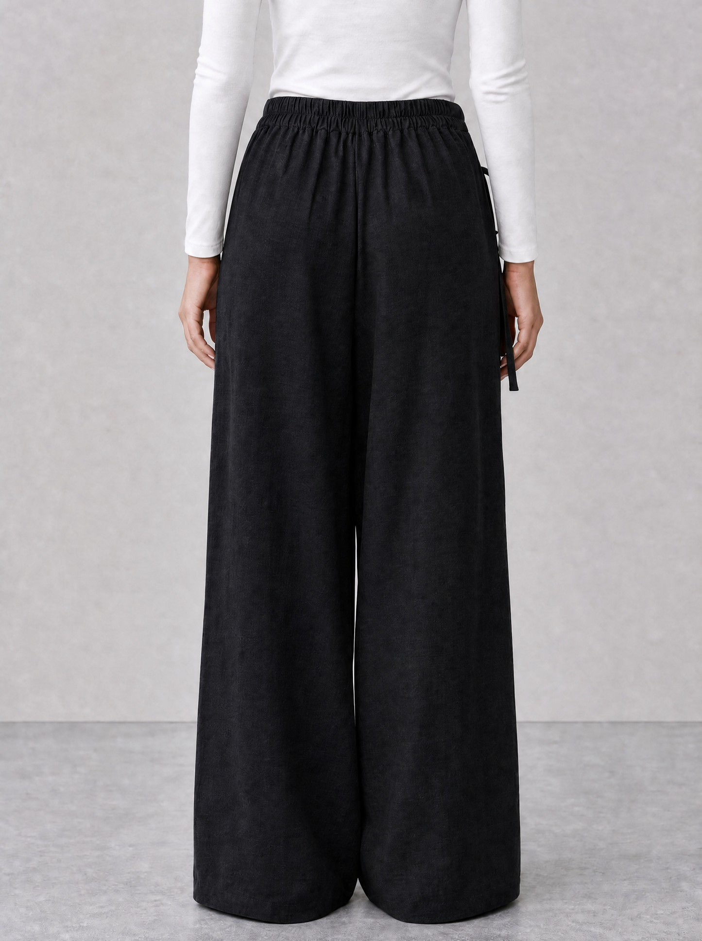 ZAS-Wrapped Linen Pants
