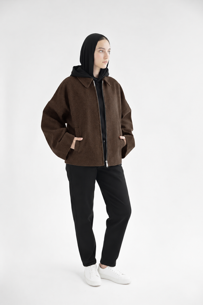 ZAS Box Jacket - brown