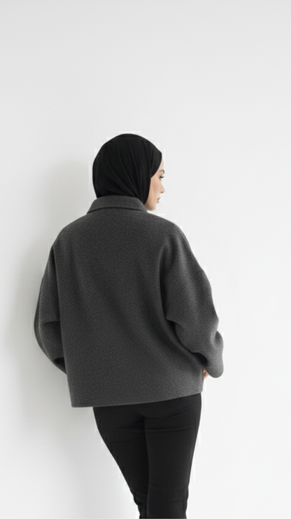 ZAS Box Jacket - Dark Grey