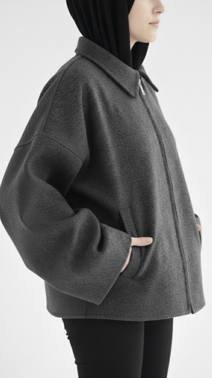 ZAS Box Jacket - Dark Grey