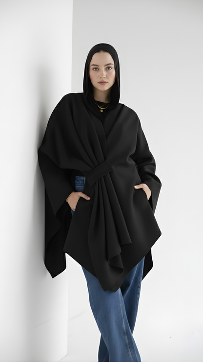 ZAS Winter Cape - Black