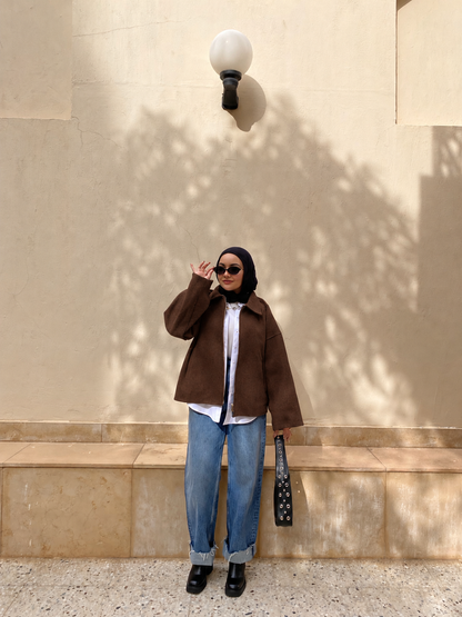 ZAS Box Jacket - brown