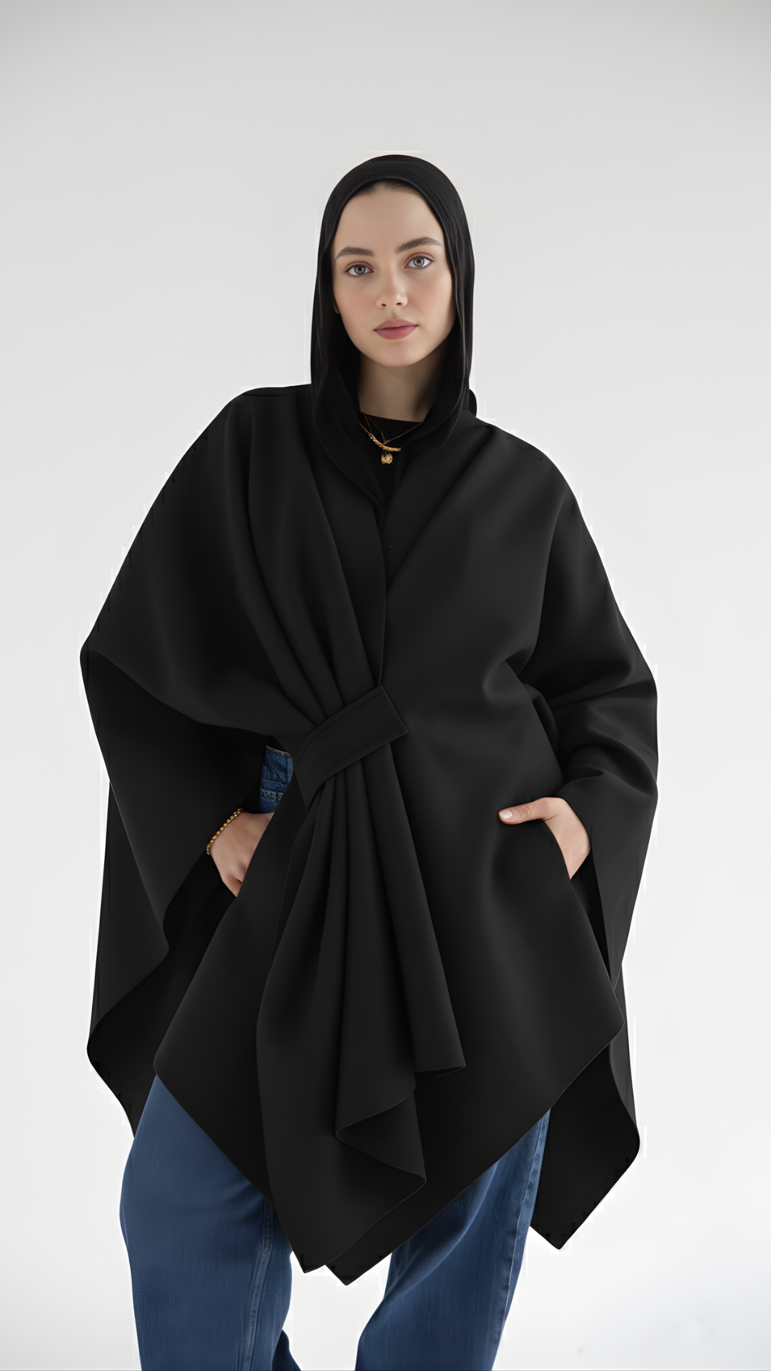 ZAS Winter Cape - Black