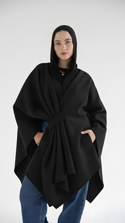 ZAS Winter Cape - Black