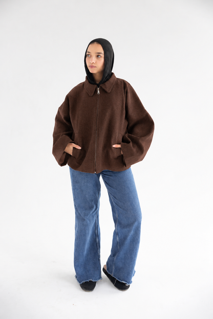 ZAS Box Jacket - brown