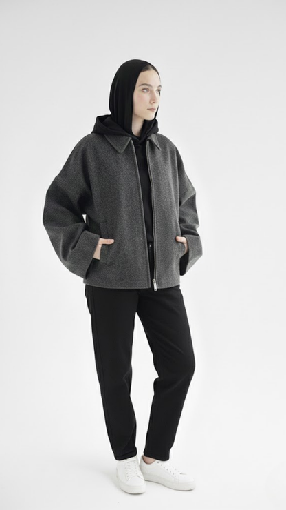 ZAS Box Jacket - Dark Grey