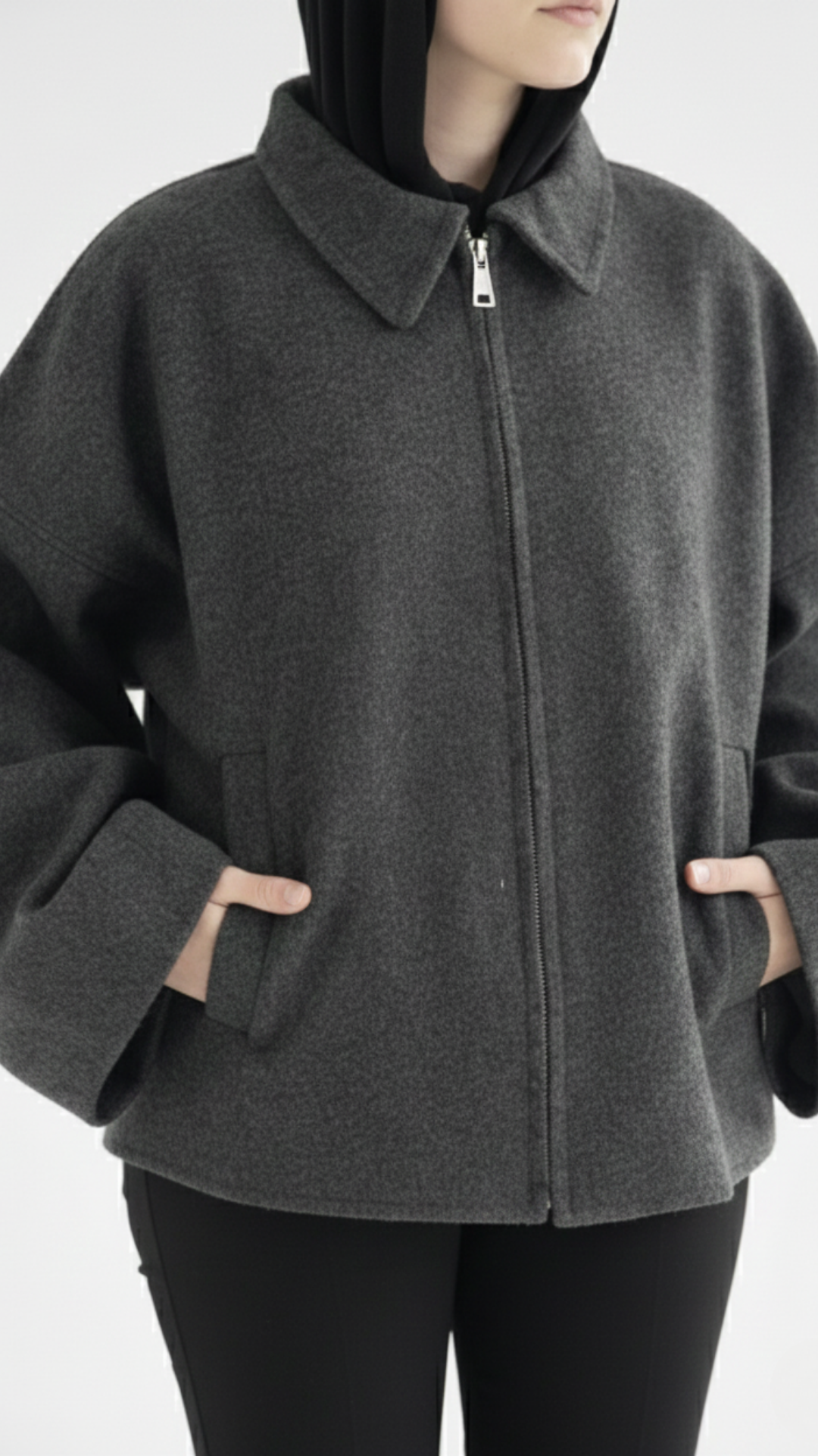 ZAS Box Jacket - Dark Grey