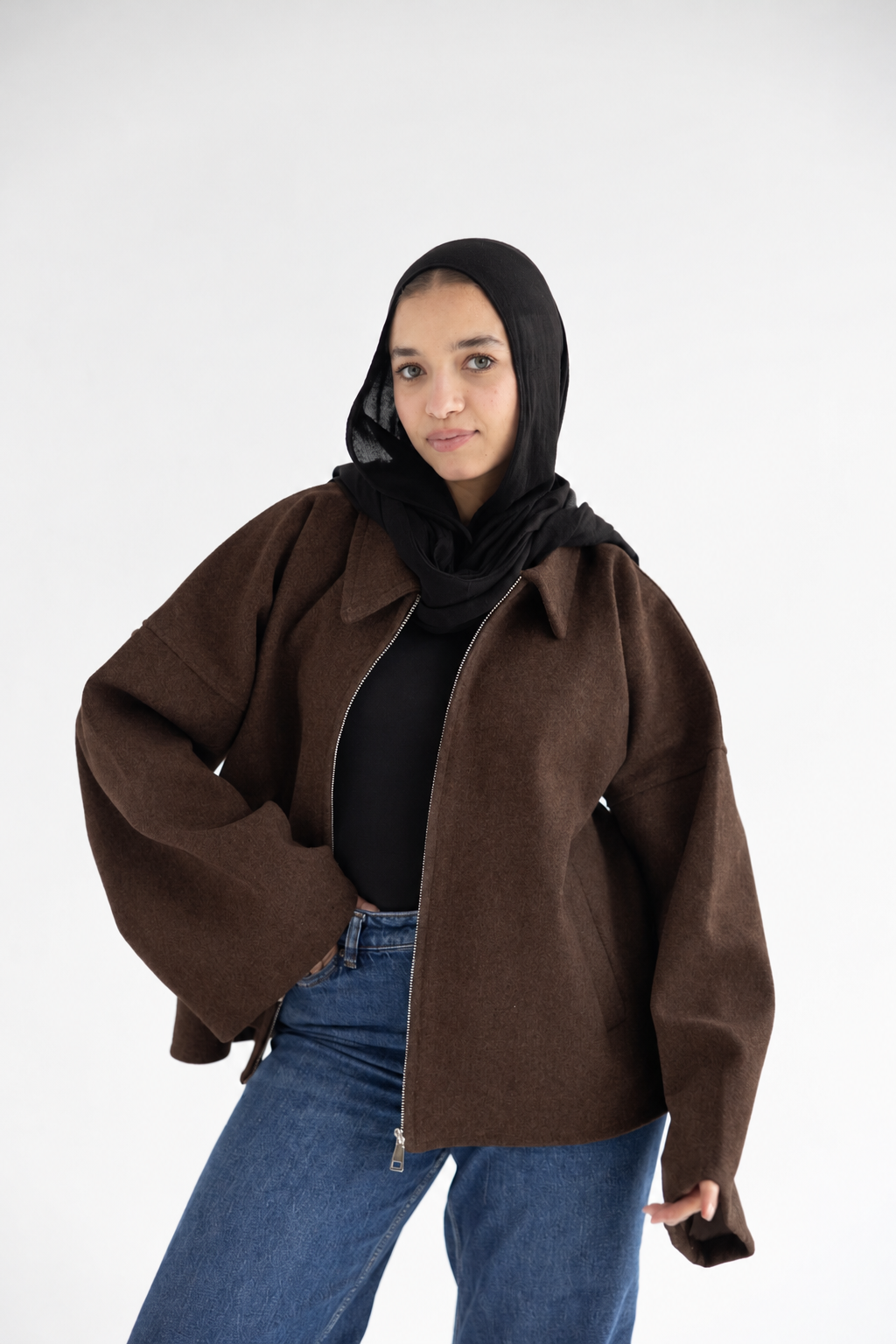 ZAS Box Jacket - brown