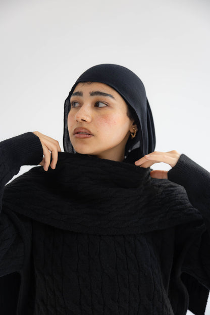 ZAS Winter Knit TRIO Set - Black