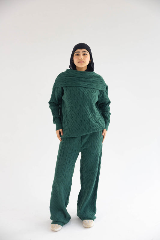 ZAS Winter Knit TRIO Set - Green