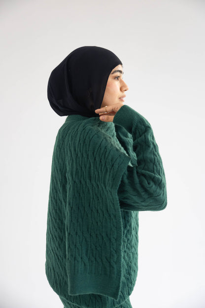 ZAS Winter Knit TRIO Set - Green