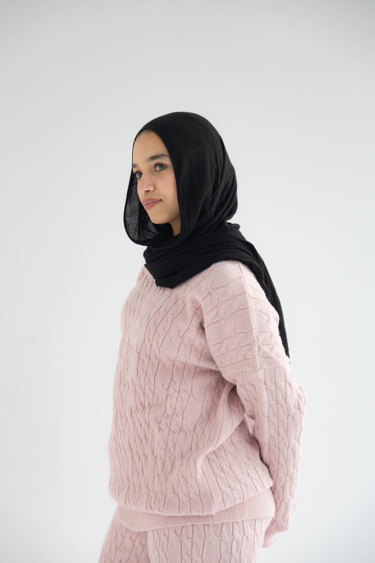 ZAS Winter Knit TRIO Set - BABY ROSE