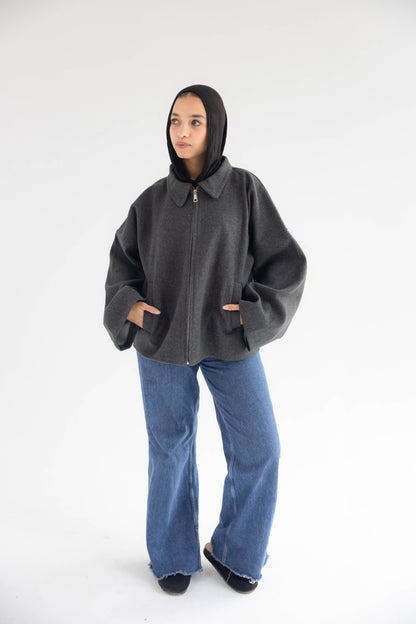 ZAS Box Jacket - Dark Grey