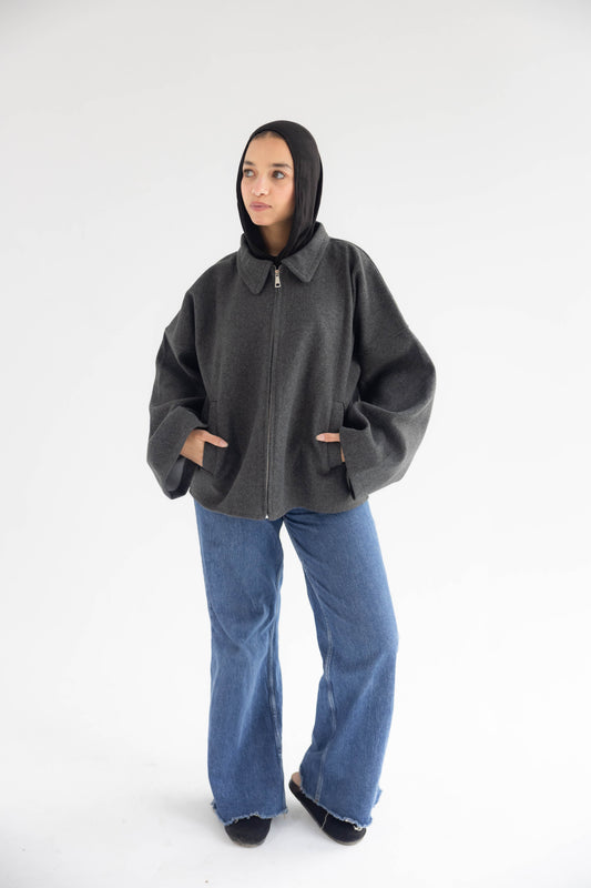 ZAS Box Jacket - Dark Grey