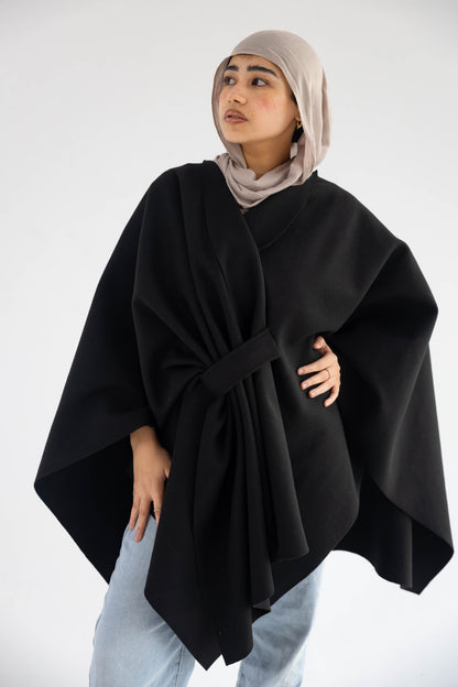 ZAS Winter Cape - Black