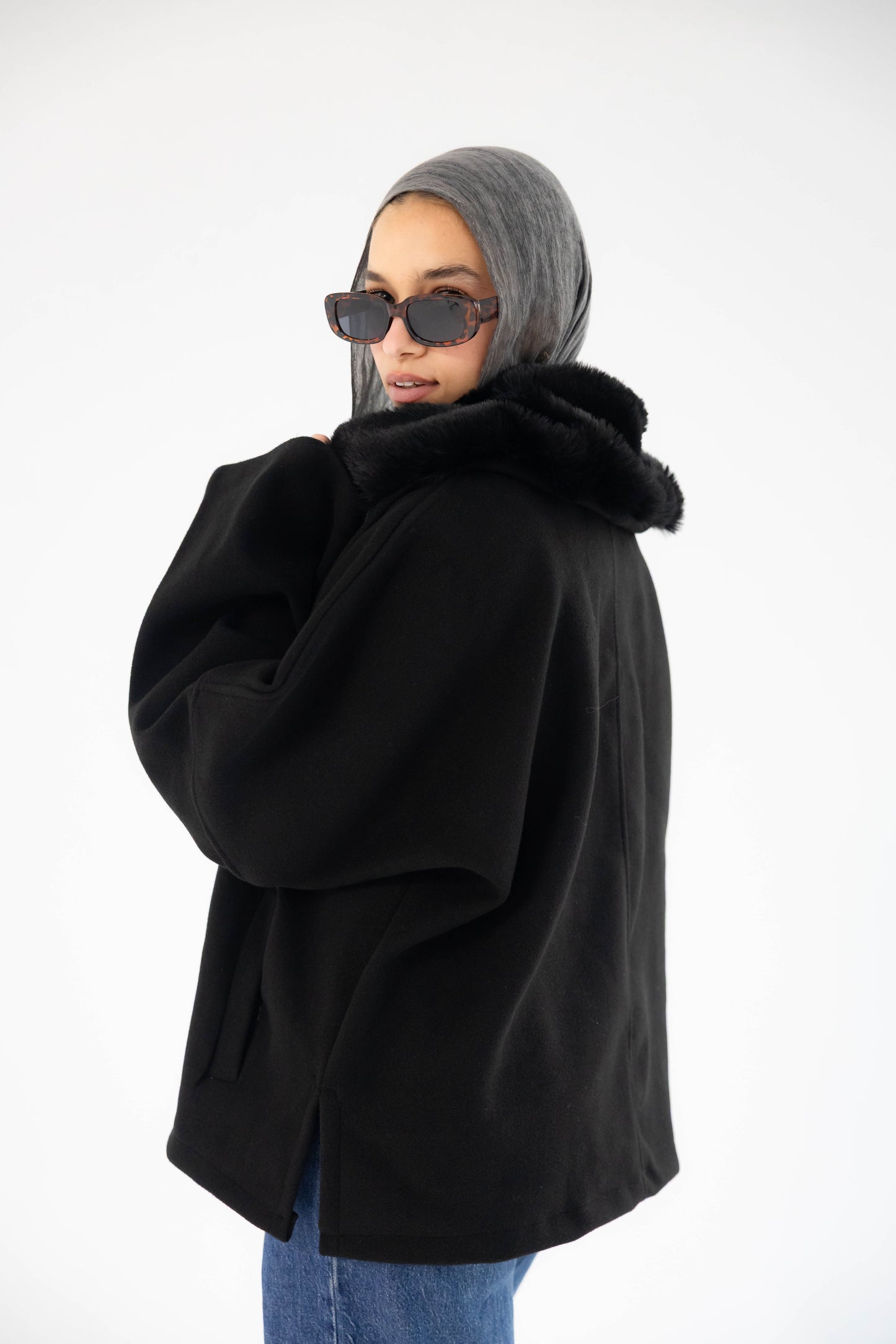 ZAS Faux Fur Elegant Jacket