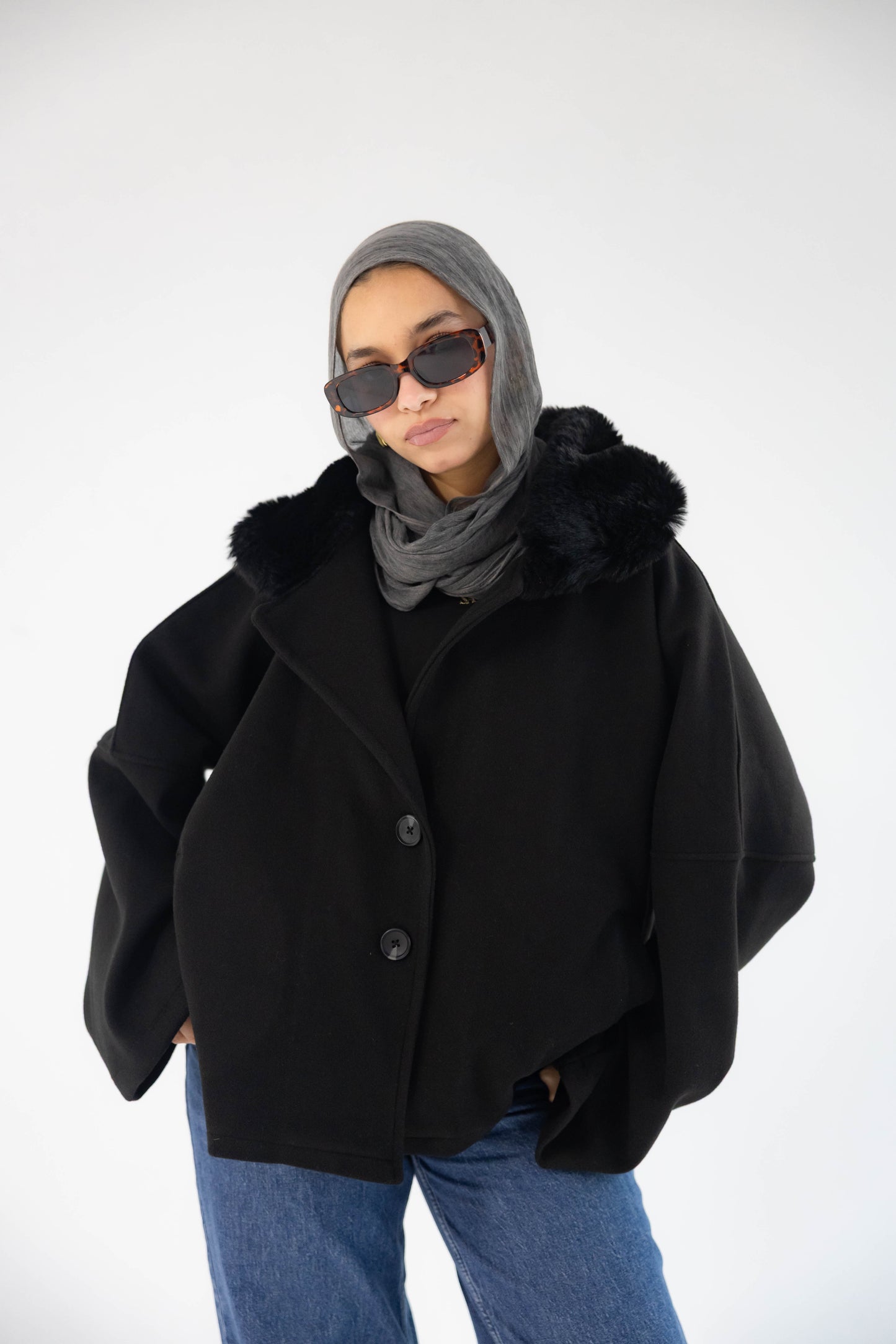 ZAS Faux Fur Elegant Jacket