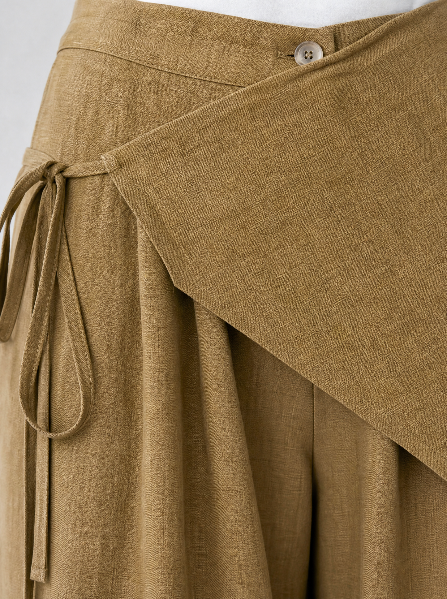 ZAS-Wrapped Linen Pants