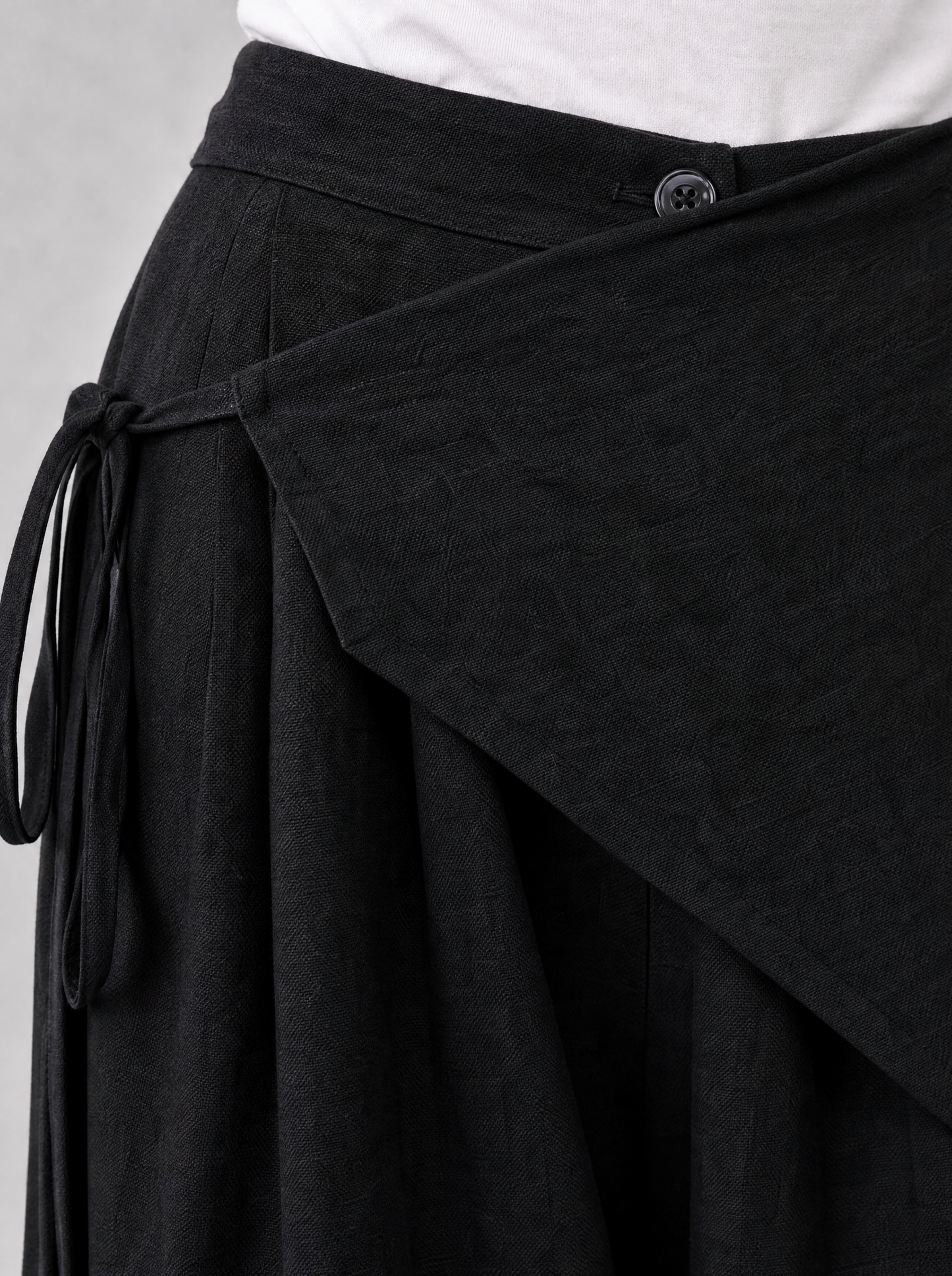 ZAS-Wrapped Linen Pants