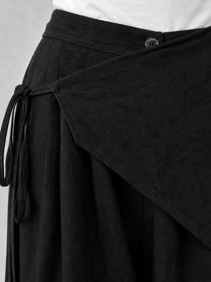 ZAS-Wrapped Linen Pants