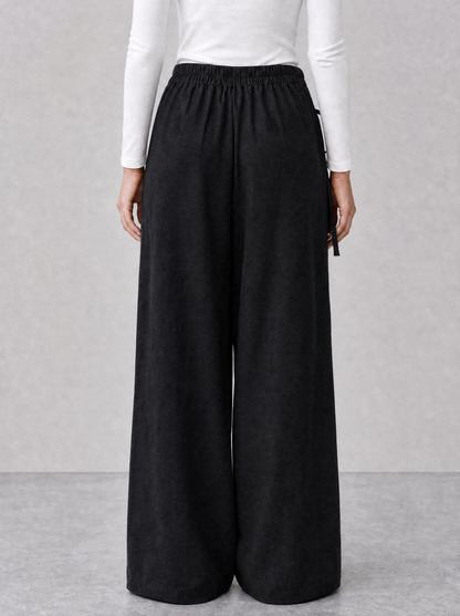 ZAS-Wrapped Linen Pants