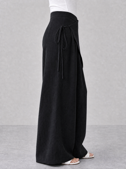 ZAS-Wrapped Linen Pants