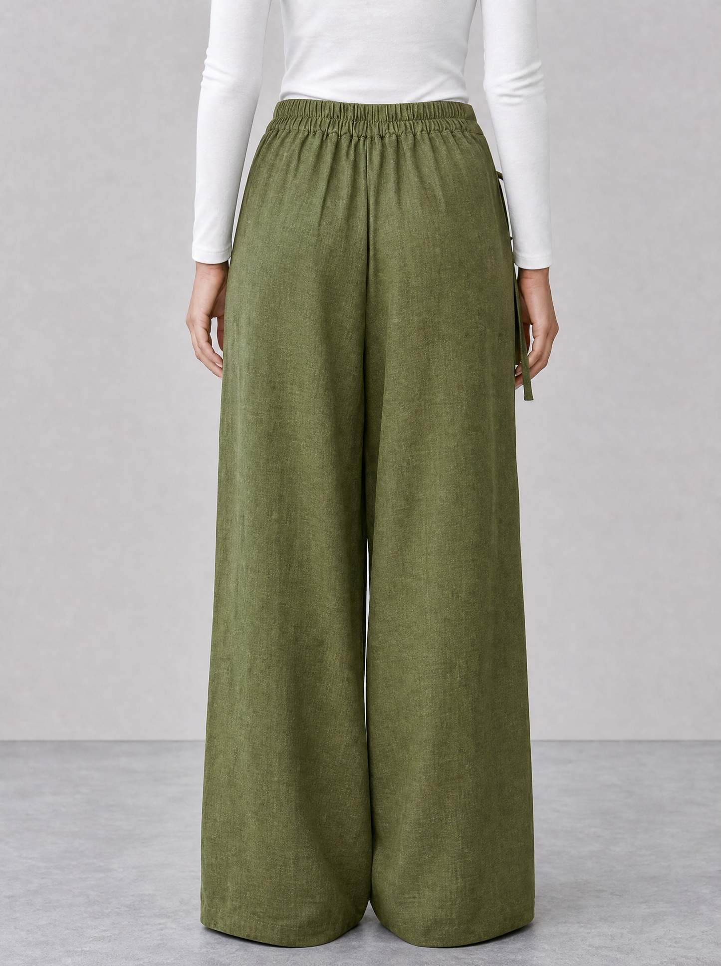 ZAS-Wrapped Linen Pants