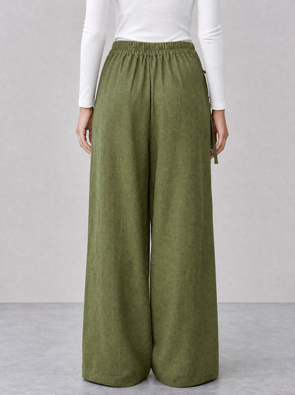 ZAS-Wrapped Linen Pants